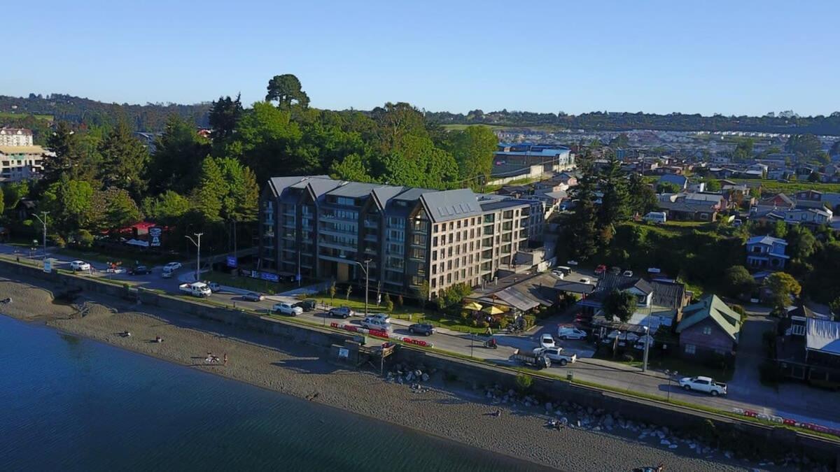 Ferienwohnung Depto 2D2B Frente A La Costanera Piscina Temperada Servicio Hom 0401 Puerto Varas Exterior foto