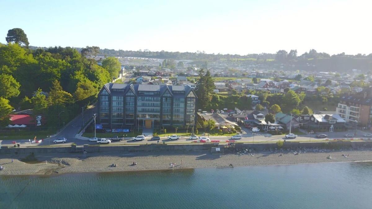 Ferienwohnung Depto 2D2B Frente A La Costanera Piscina Temperada Servicio Hom 0401 Puerto Varas Exterior foto